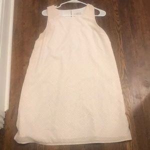 Baby pink mini dress with diamond detail